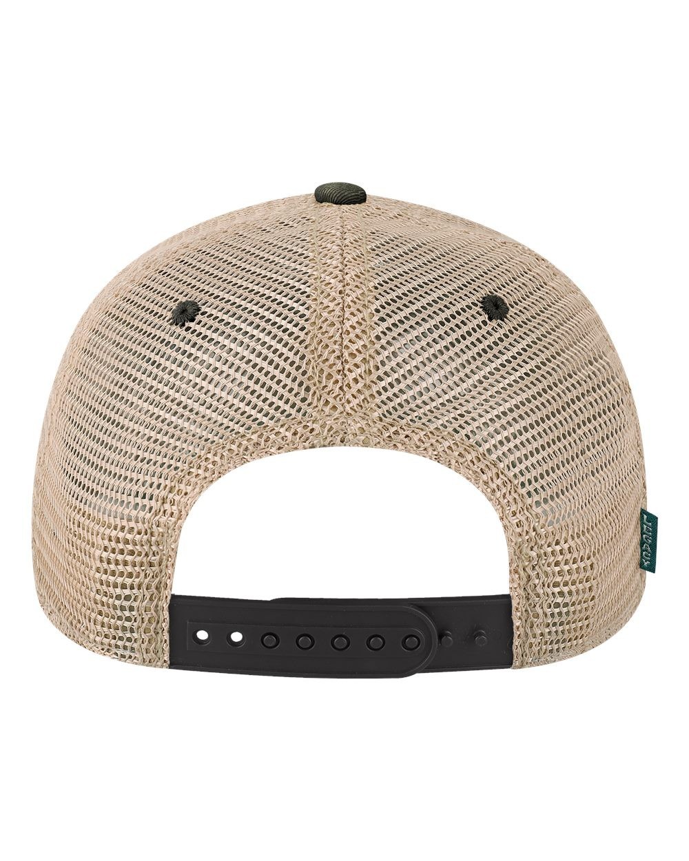 Legacy Old Favorite Trucker Cap OFA – Black/Khaki – Dirty Wash – Snapback Mesh
