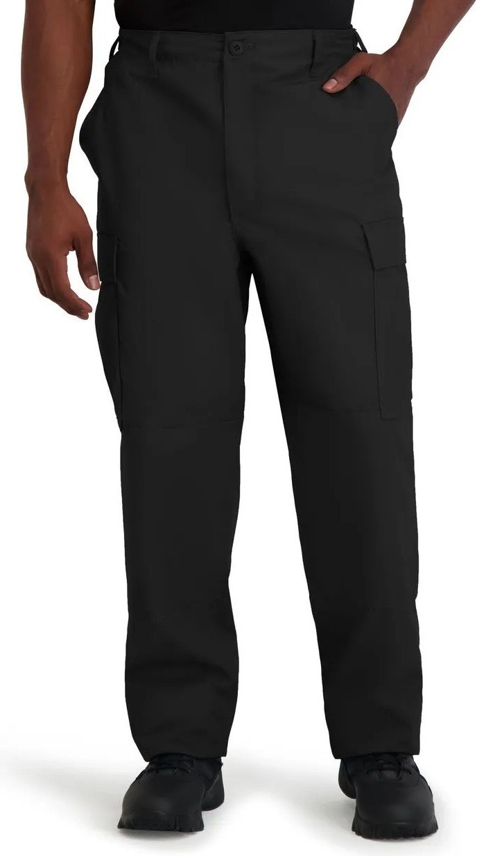 Propper Zipper Fly BDU Trouser. Black Battle Rip 65% polyester / 35% cotton XL-L