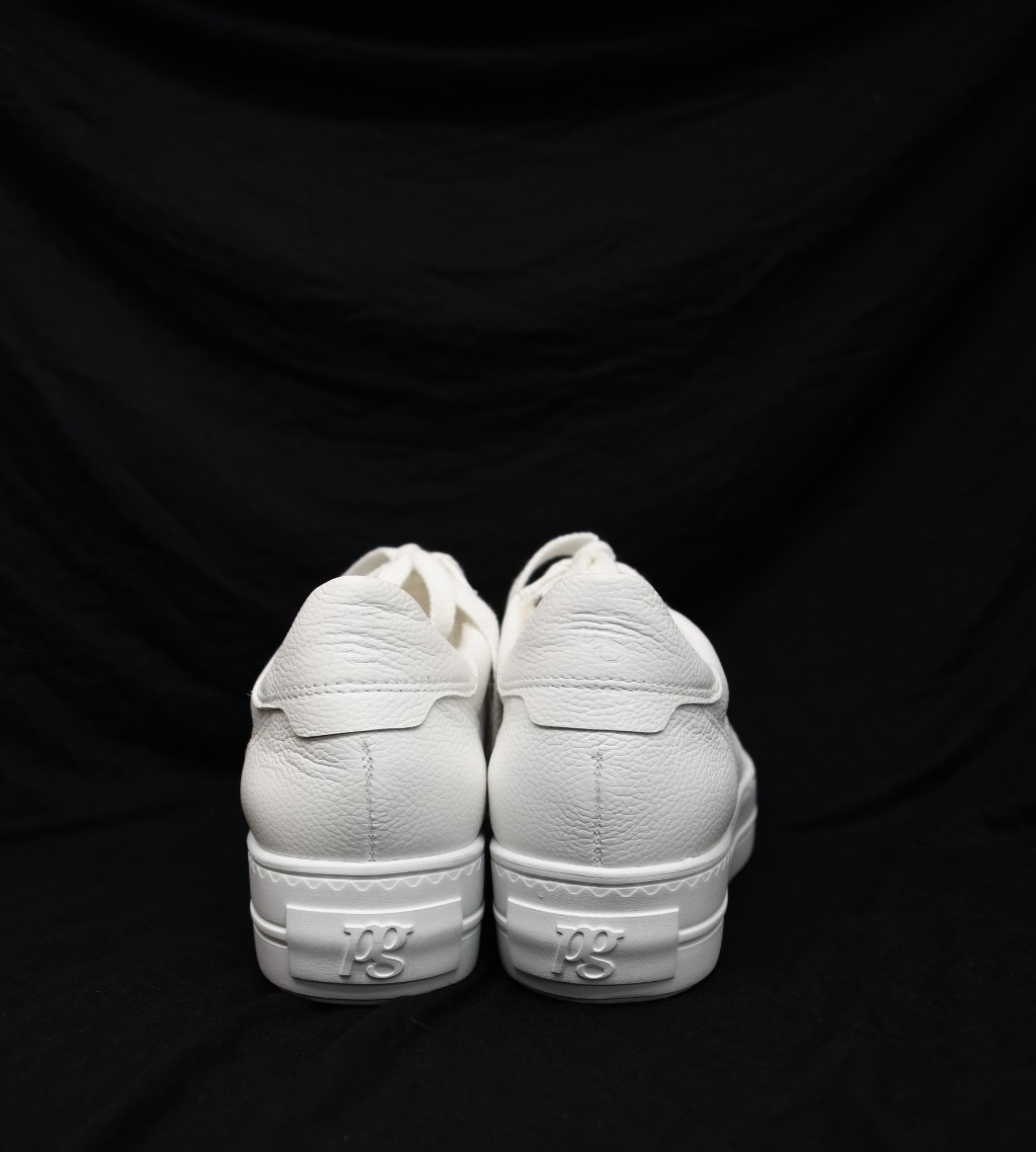 NEW $500 Paul Green Unity Platform Sneaker white leather lace up 11 (2) (A4)