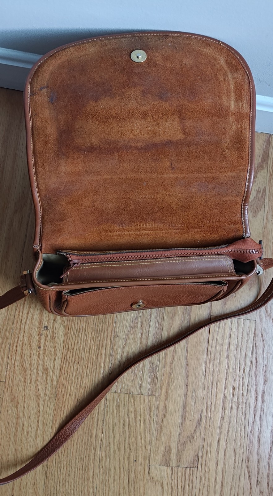 Dooney & Bourke All Weather Leather Duck Bag Color = Brown