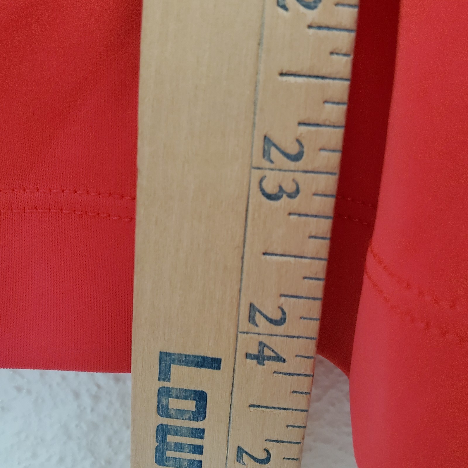 Slazenger Top Sleeveless 1/4 Zip Collared Solid Golf Activewear Top Orange Sz M