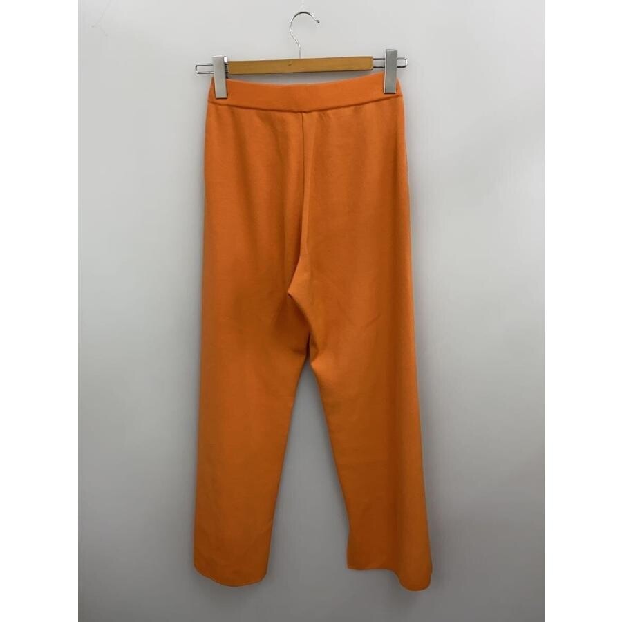 AURALEE Orange Wool Solid Womens Pants Size 0 Model A23SP02HS Auth