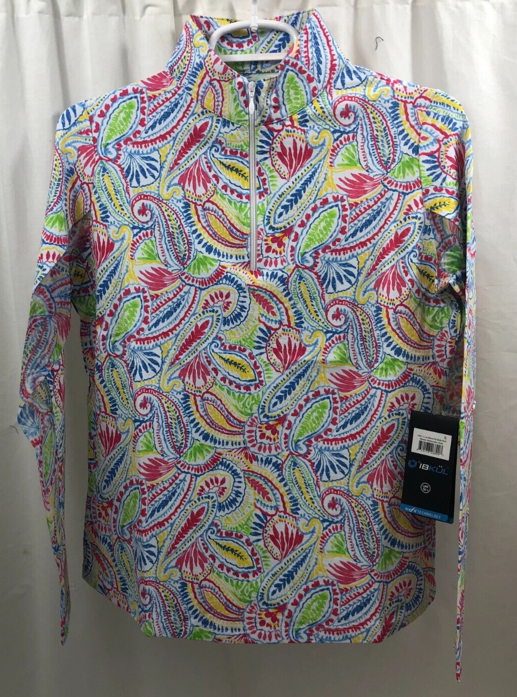 Women’s Ibkul 1/4 Zip Active Shirt Small NWT