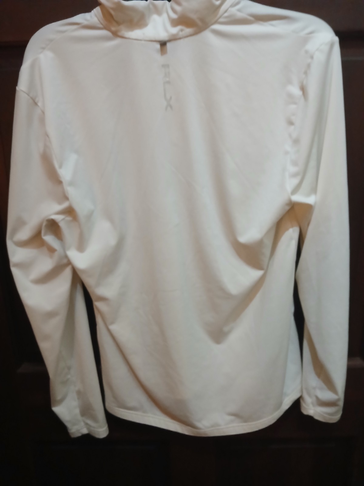 RLX Ralph Lauren Quarter Zip Pullover Mens Size M White Performance Golf Shirt
