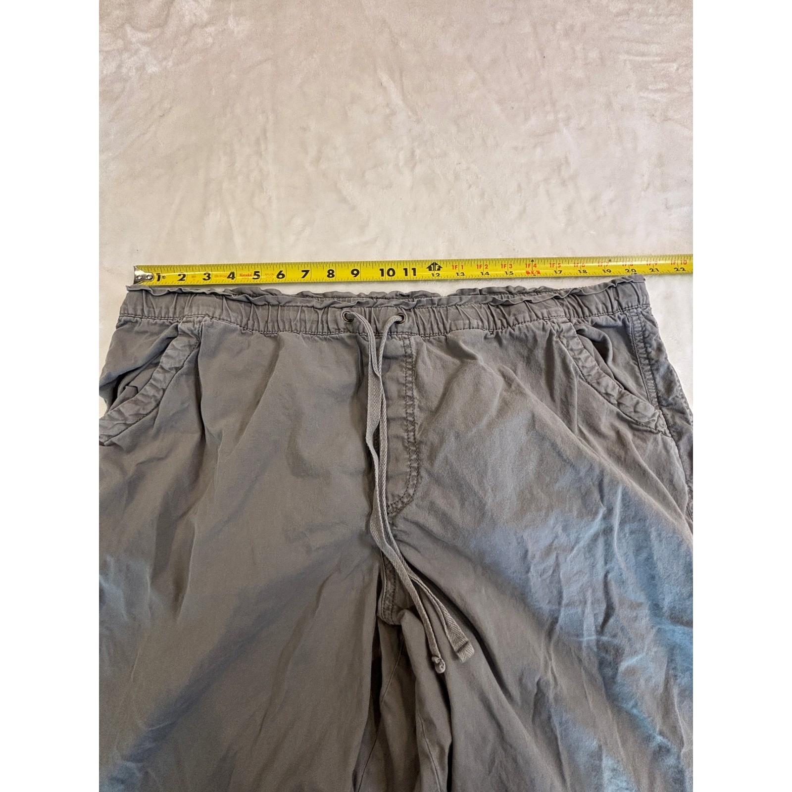 Sonoma Goods For Life Gray Drawstring Elastic Waist Casual Pants XXL Mens