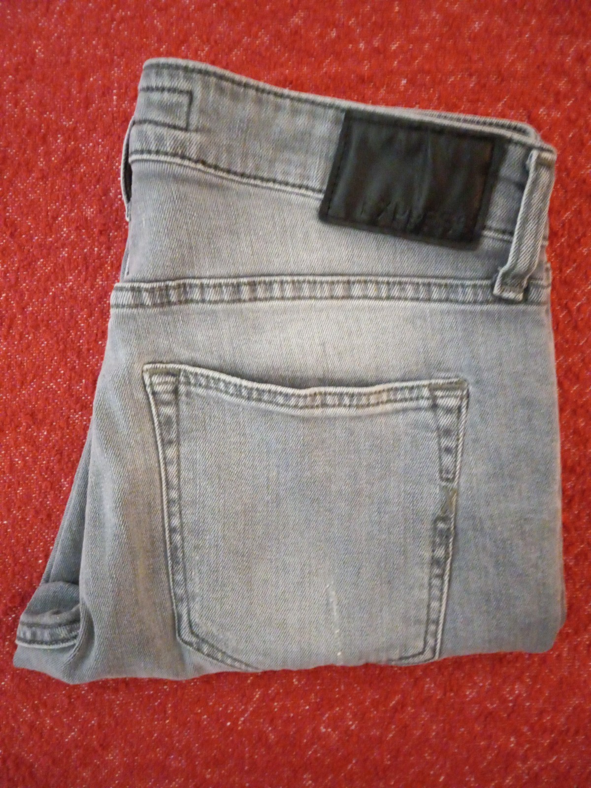 ** ** EXPRESS Mens Denim Jeans 30×32 Slim Skinny Leg, Cotton blend, Vintage Gray