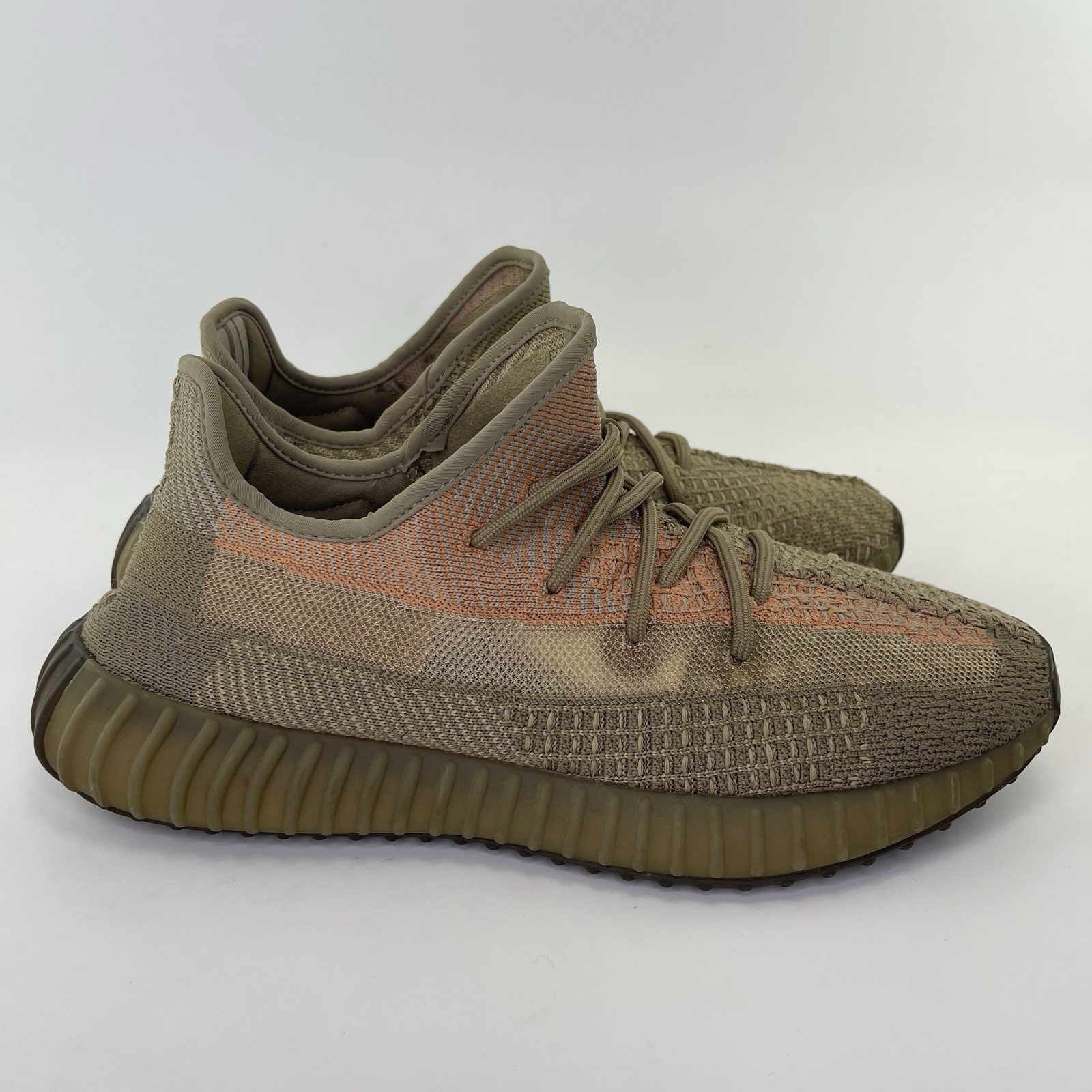 Adidas Yeezy Boost 350 V2 FZ5240 Beige Lace-Up Sneaker Mens Shoes Size11
