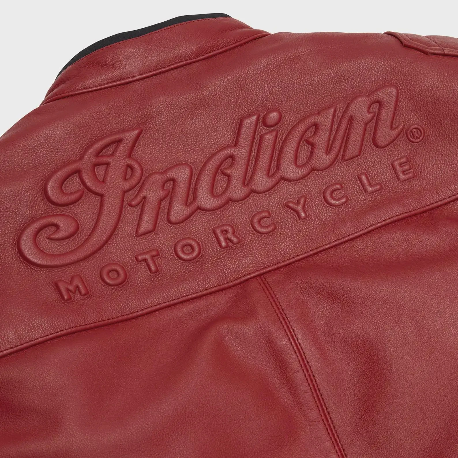 Indian Motorcycle Leather Jacket Vintage Racer Style Genuine Biker Riding Jacket