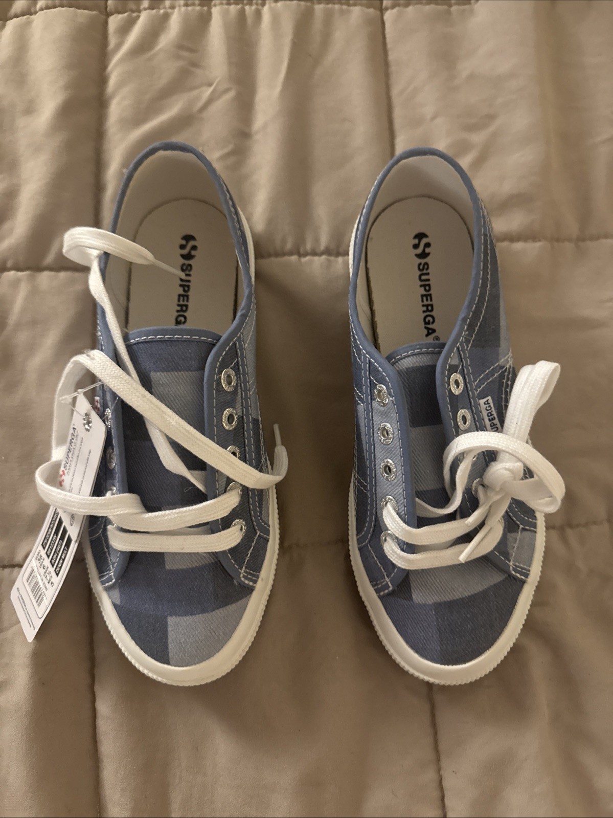Superga Shoes Denim Multi Women’s 7 1/2 Or European 38