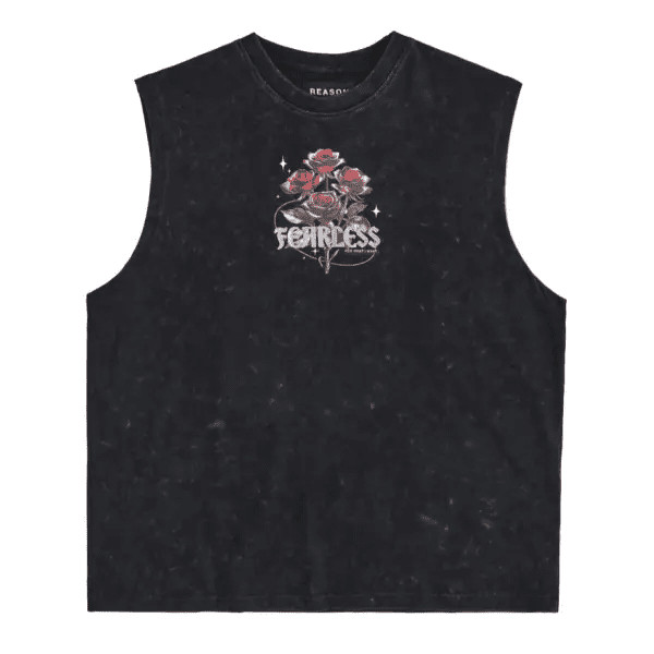 Reason roses muscle tee