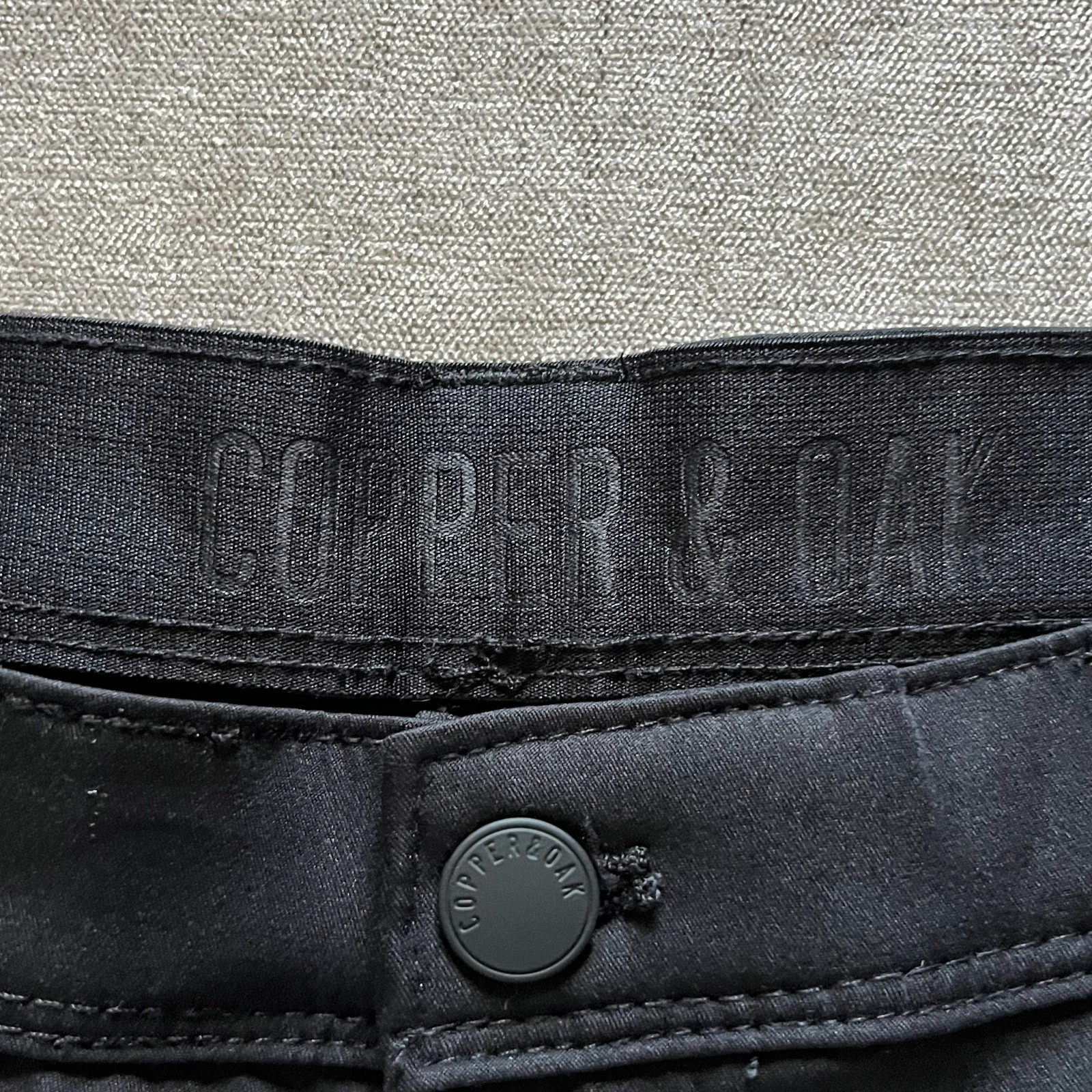 Copper and Oak Pants Men 32×29 Black Travel Preppy Golf Performance Activewear