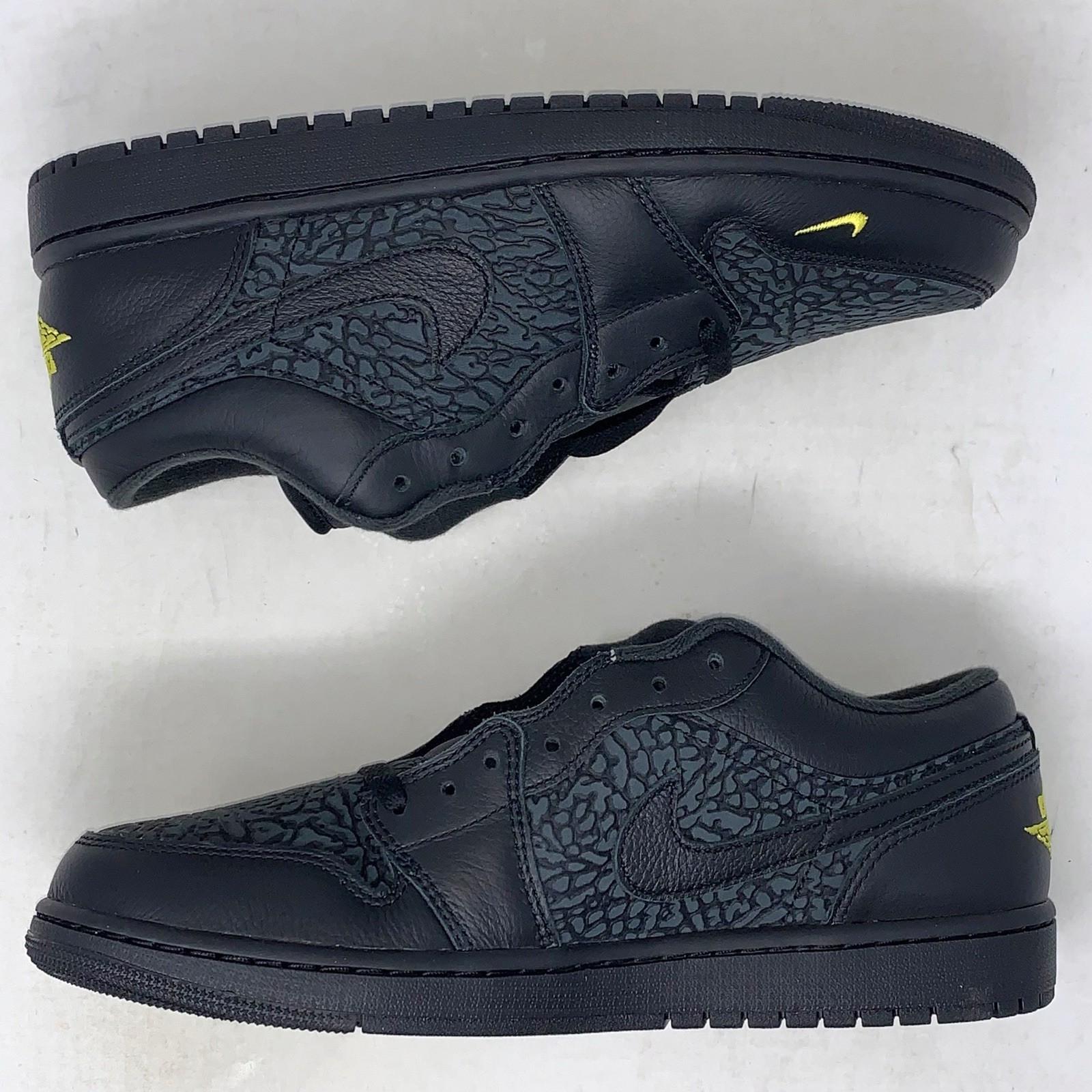 Air Jordan 1 Low ‘Batman’ Black Cement Sneakers, Size 10 BNIB IM6568-010