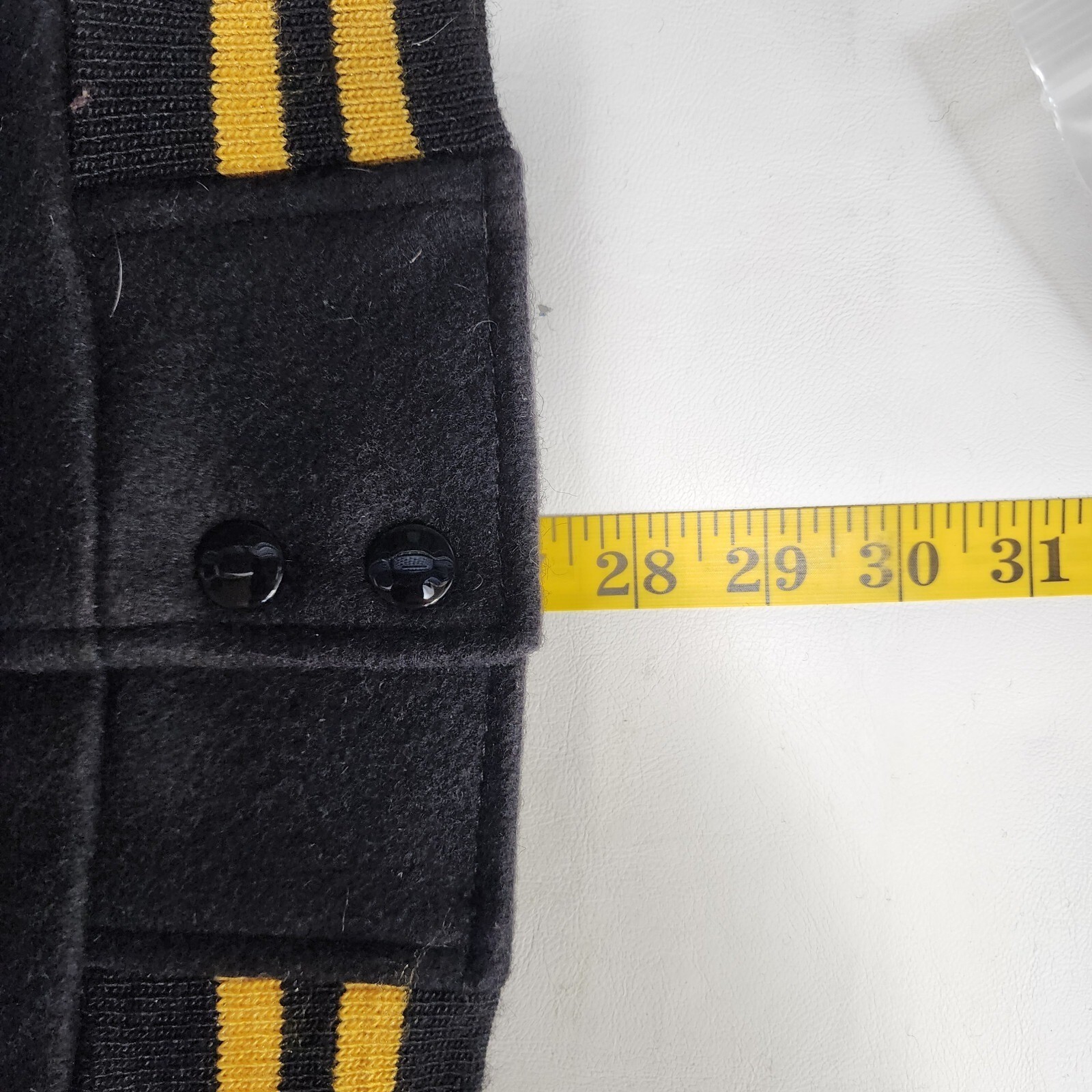 Matts Jackets Letterman Varsity Jacket Wool Body Naugalite Sleeves Vintage USA