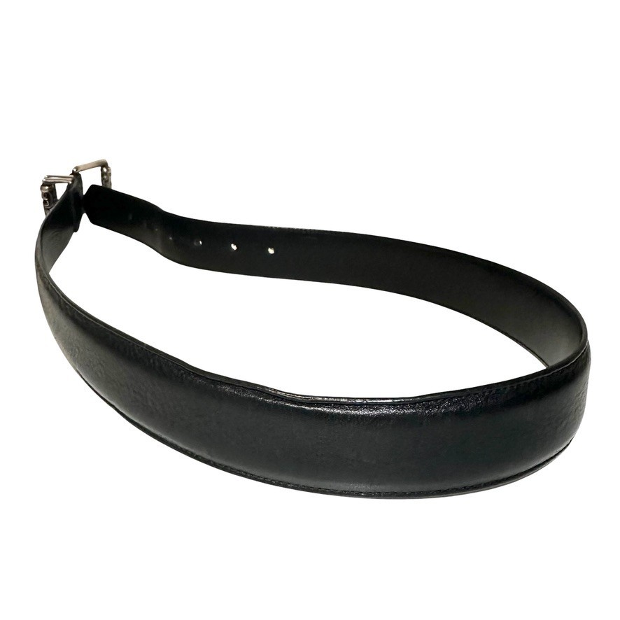 Rare ◇ Chrome Hearts BLT ROLLER 3-Piece Celtic Belt (Black/Silver) for Men