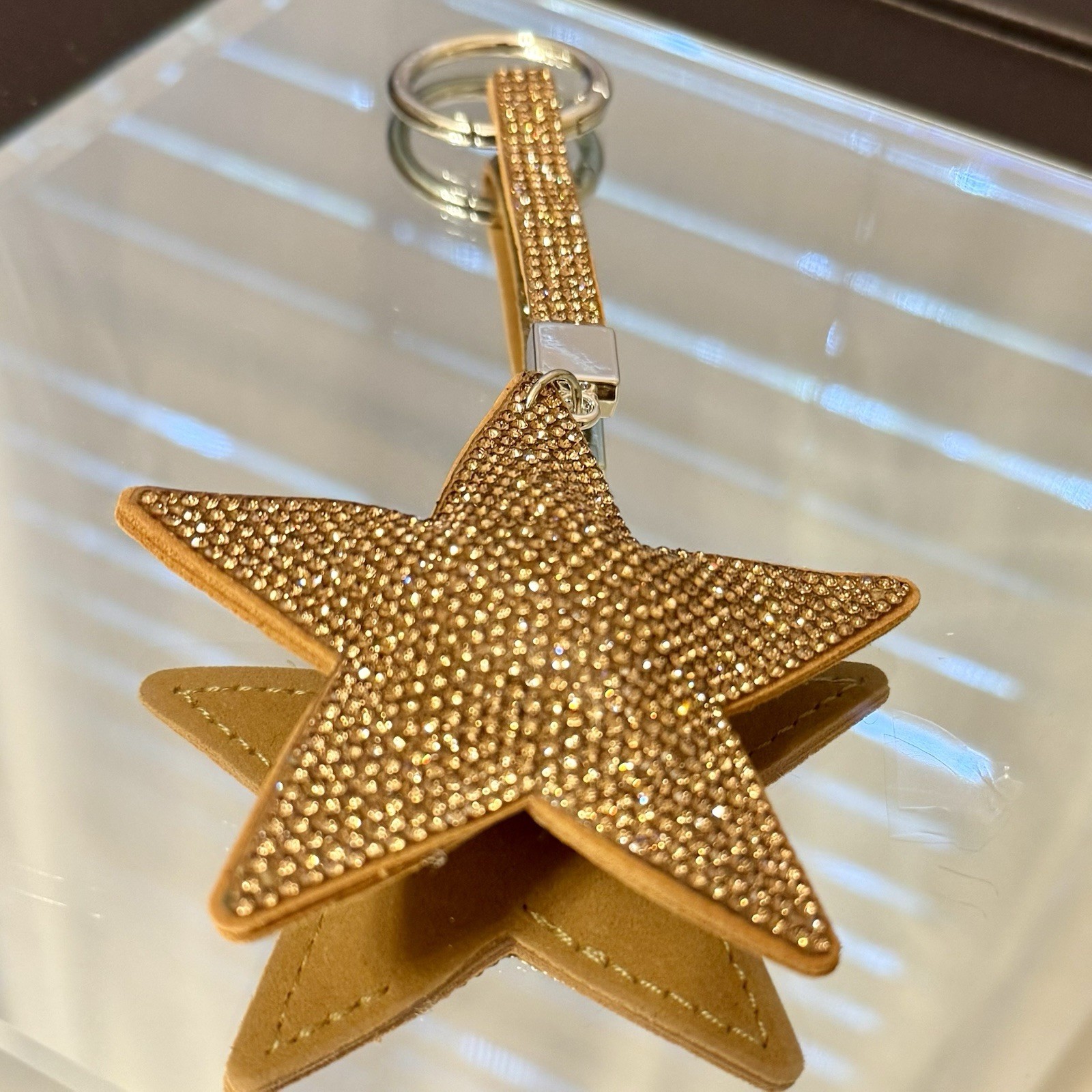 New Gold Star Keychain/Bag Chain