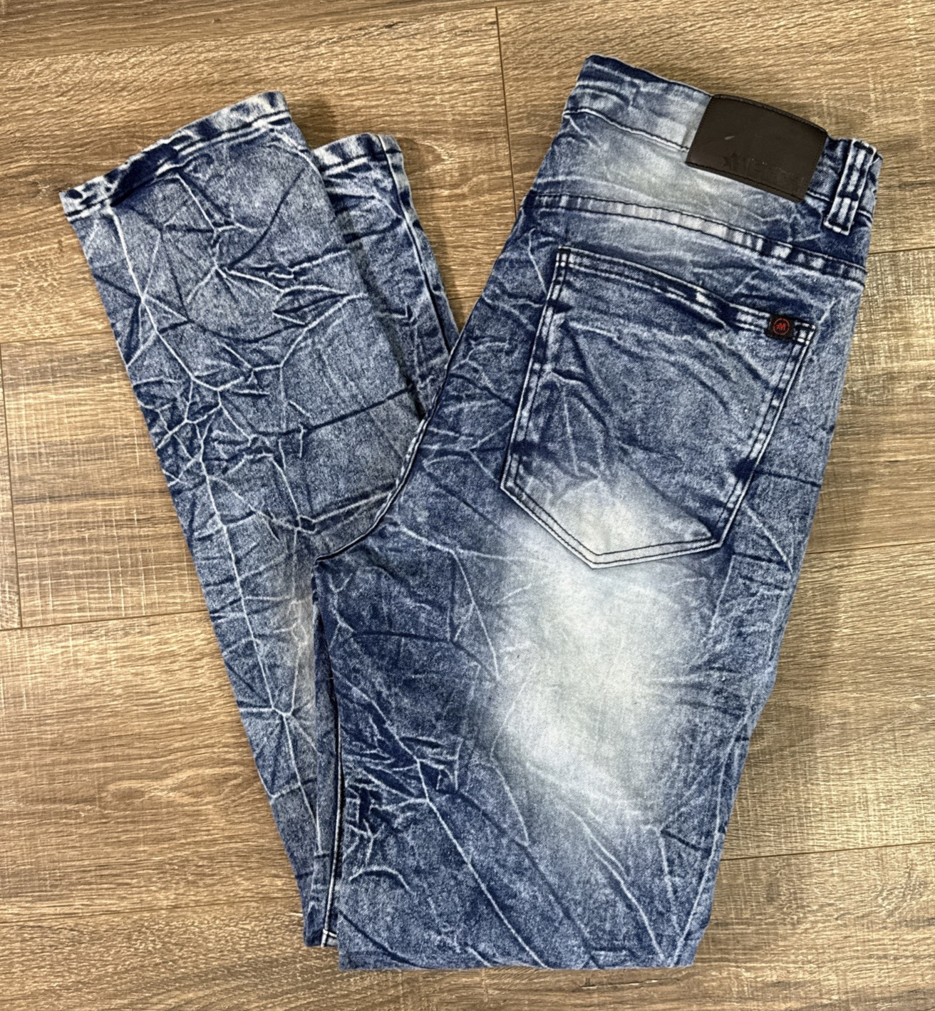 Vintage mecca Mens Jeans 36X32 Denim Hip Hop Streetwear Distress Y2K Grunge 90s
