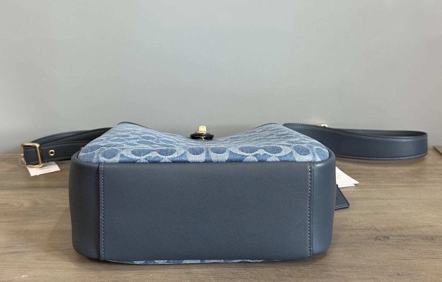 COACH Hadley Convertible Crossbody Shoulder Bag Signature Denim CDB98 Indigo NWT