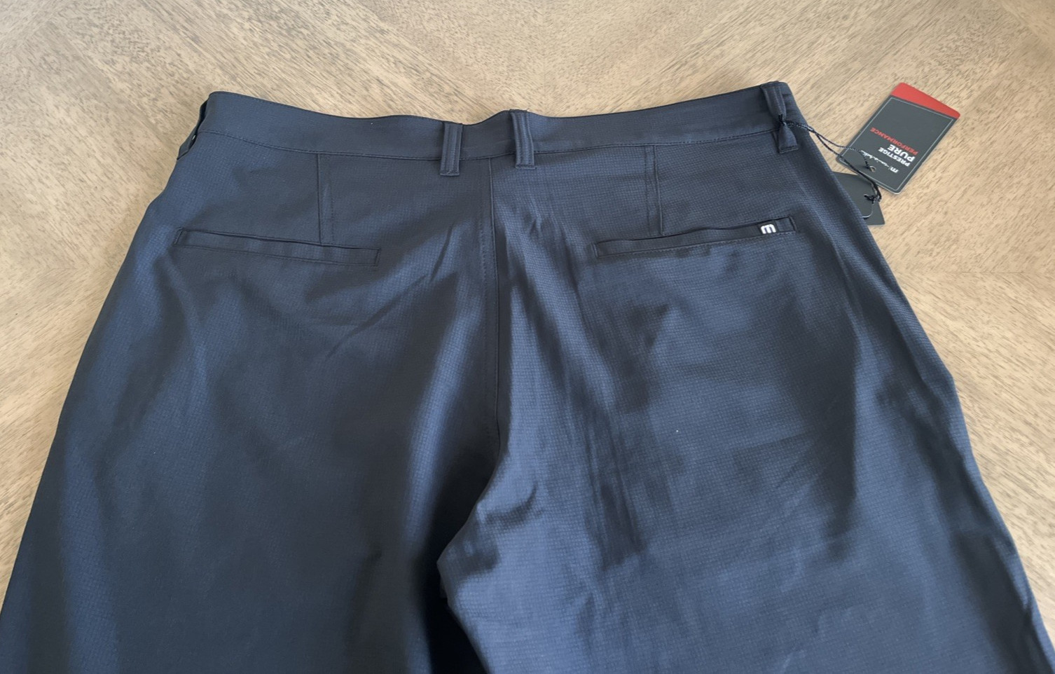 Travis Mathew Pants Mens 34×32 Black Right On Time Performance Stretch Pants