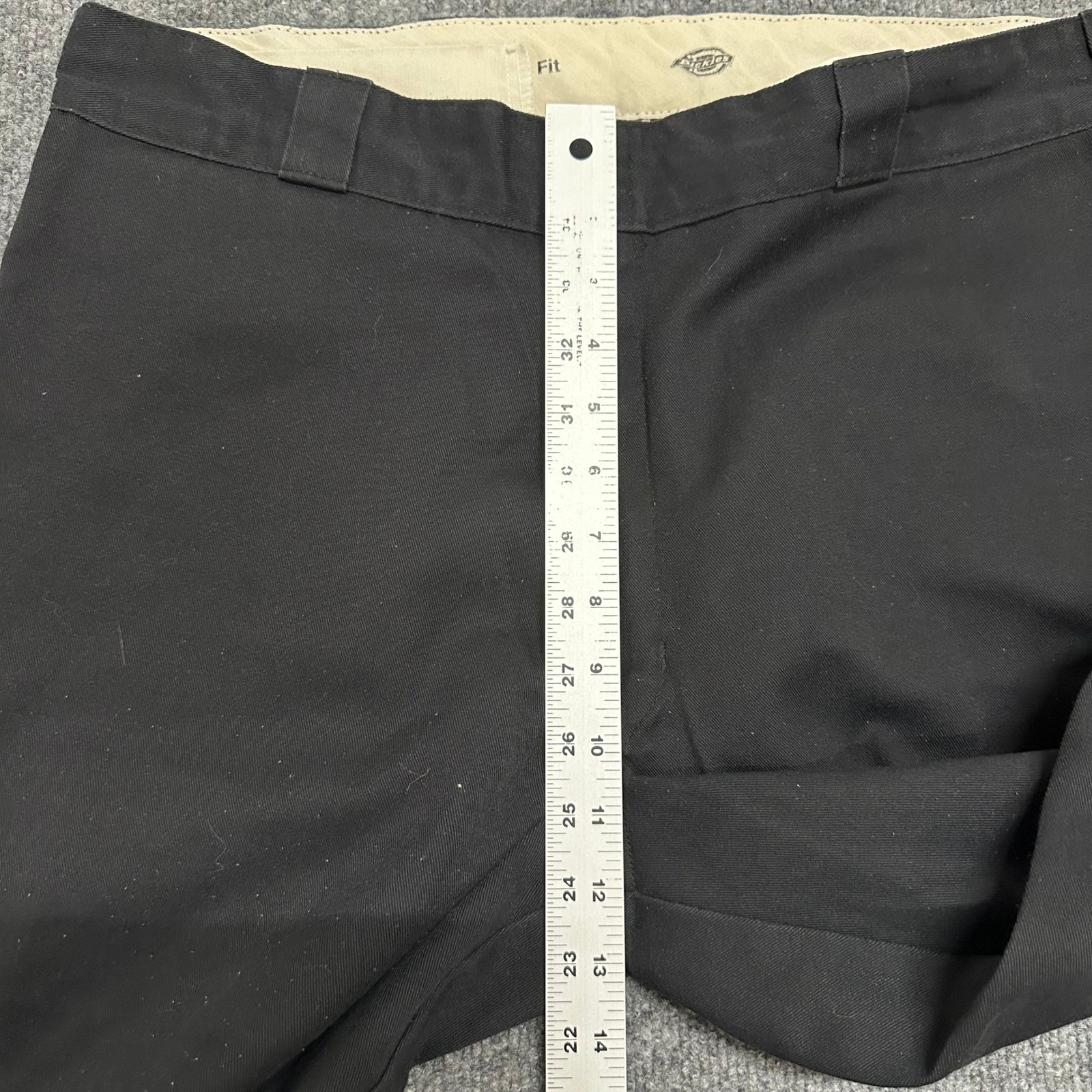 Dickies Pants Mens Size 36×30 Black Loose Fit Double Knee Workwear Twill 85283BK