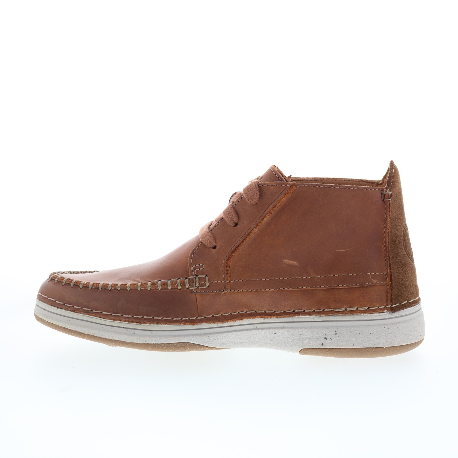 Clarks Nature 5 Mid 26168603 Mens Brown Leather Lace Up Chukkas Boots
