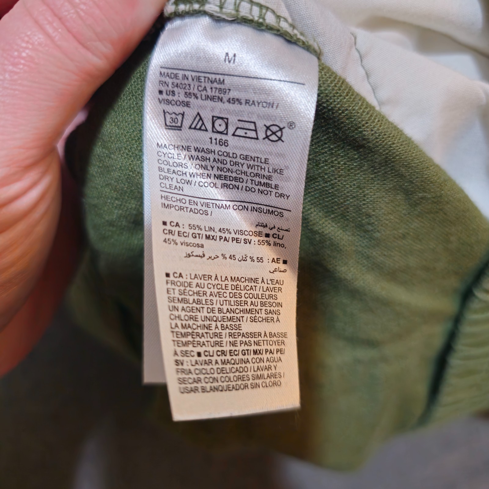 Old Navy Olive Green Linen Blend Pull On Casual Summer Shorts Size Medium
