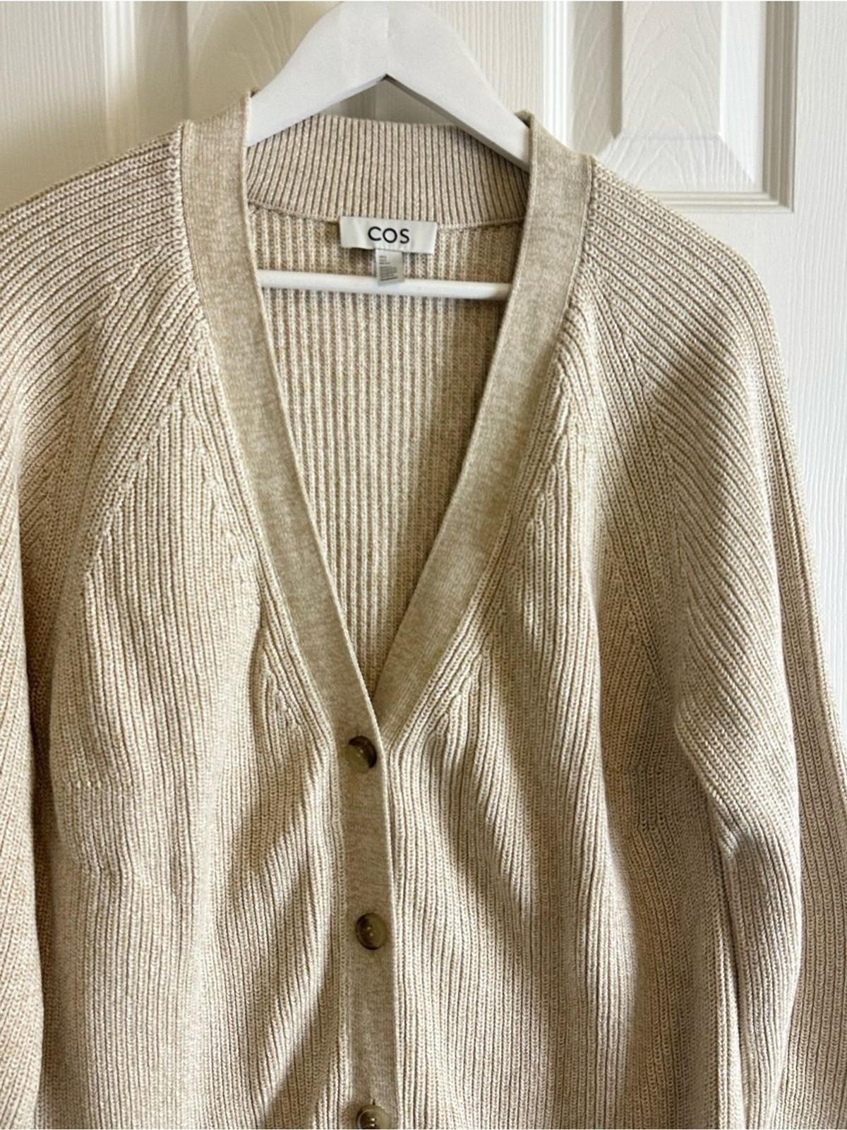 COS Longline V-Neck Cardigan
