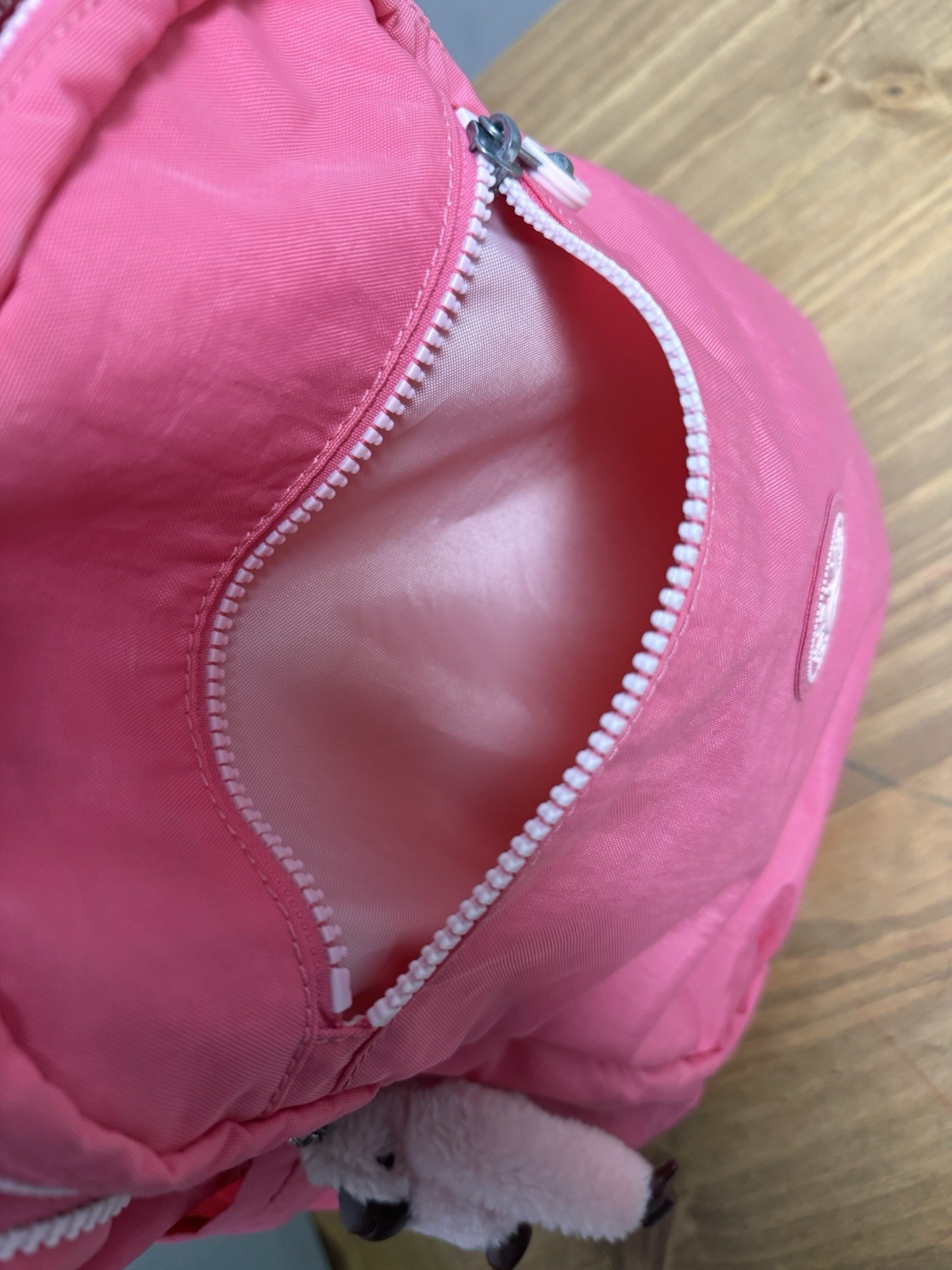 Kipling backpack Pink With Key Chain Seoul Xl 17”