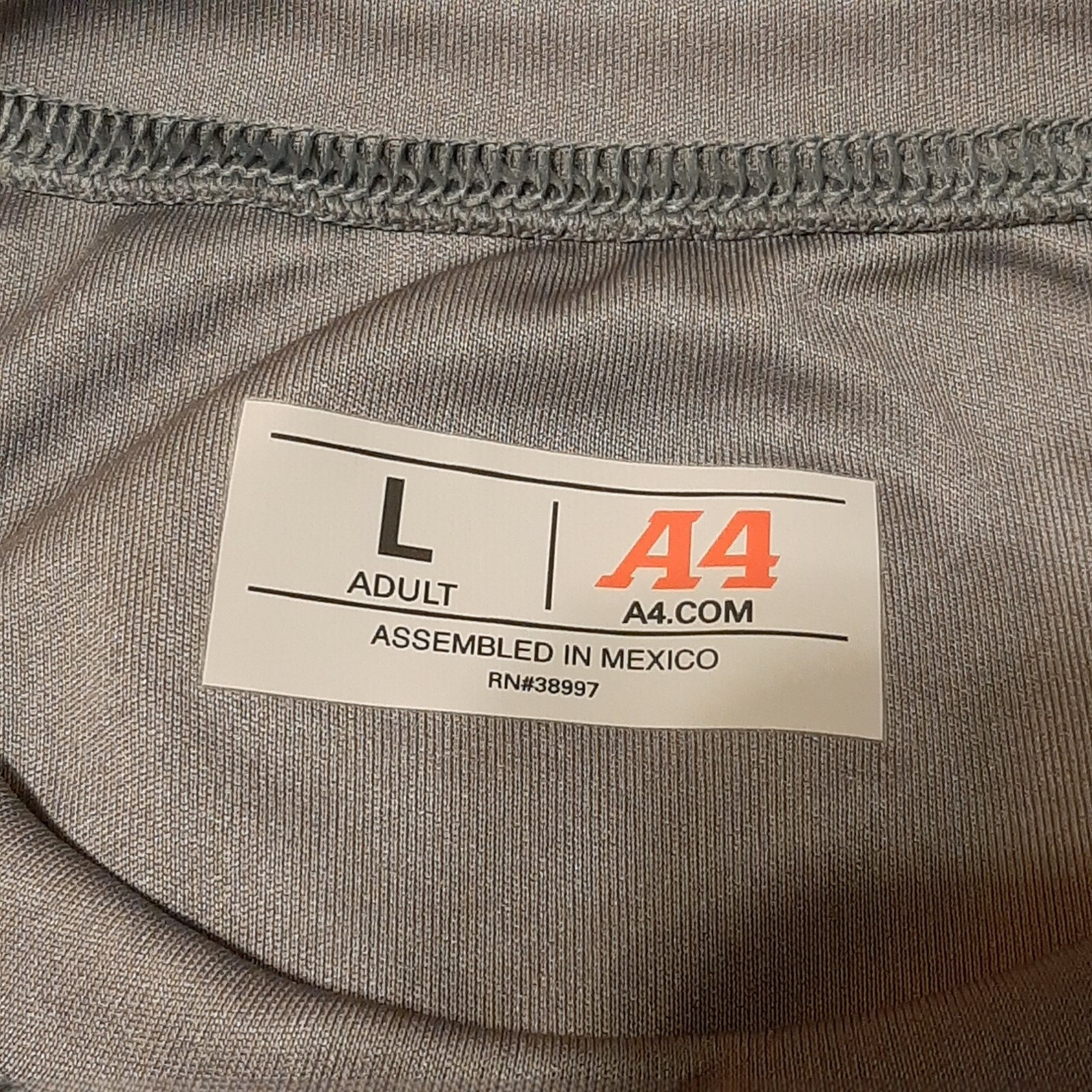 NEW A4 N3142 Cooling Performance Crew Moisture Wicking Dri Fit Shirt Graphite