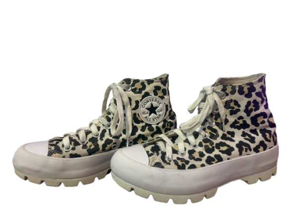 Converse Chuck Taylor All Star Lugged Leopard High Top Platform Sneakers