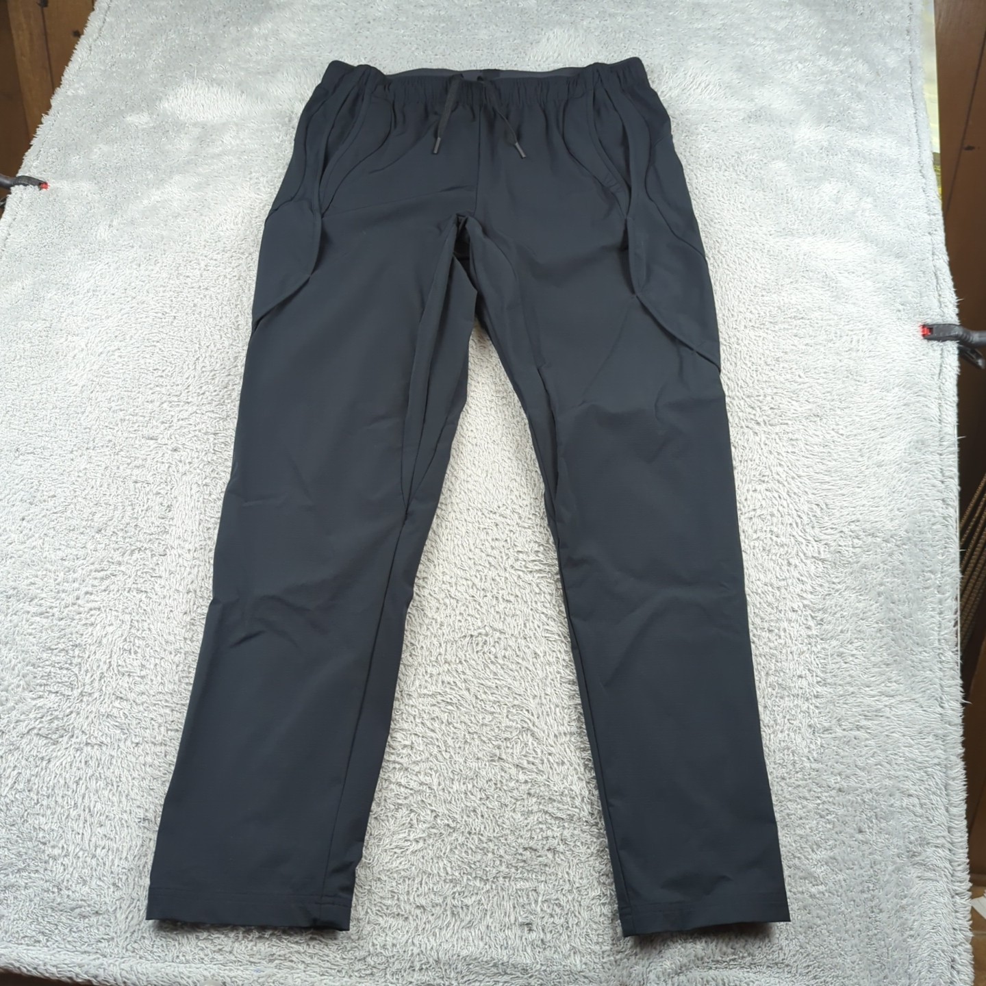 Paskho Pants Womens XL Black Resilience Jogger Stretch Pull On Travel Drawstring