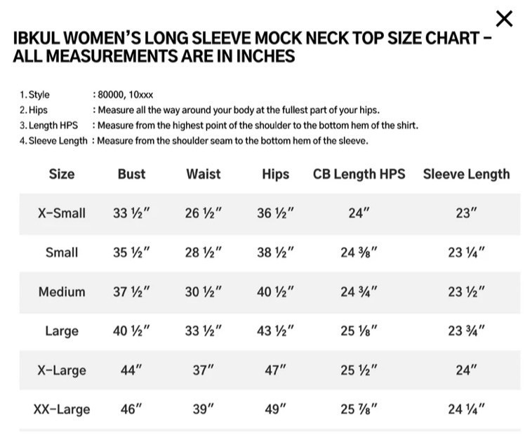 NEW IBKUL LESLIE Black & WHITE Long Sleeve Mock Golf Shirt Medium
