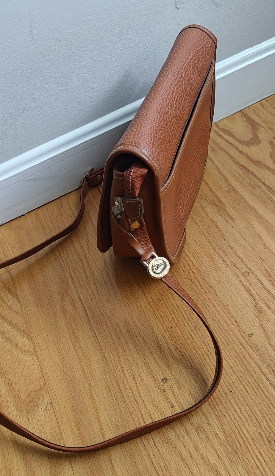 Dooney & Bourke All Weather Leather Duck Bag Color = Brown