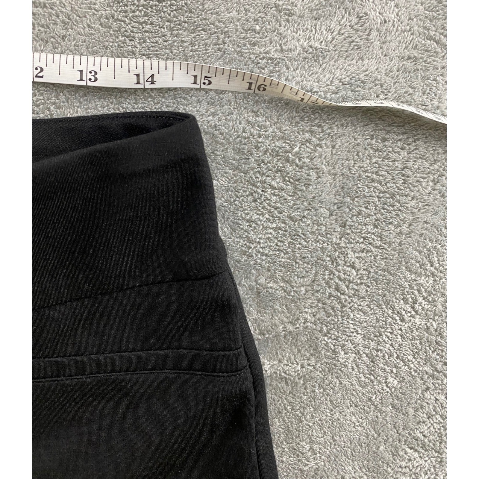 Dalia Womens Black Tummy Control Pull On Dress Pants Size M 1533395 Slim Leg