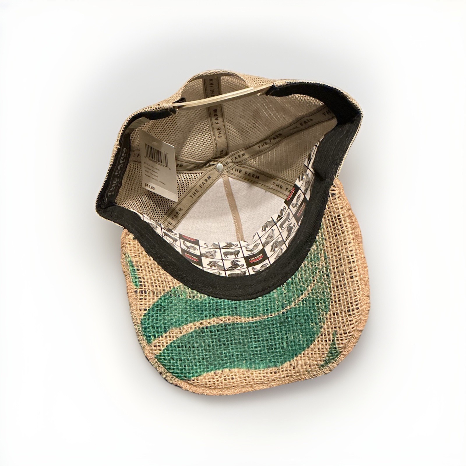 Goorin Bros The Farm Animal Trucker “Burly” Net Wt. 1724Kg Bison Coffee Sack