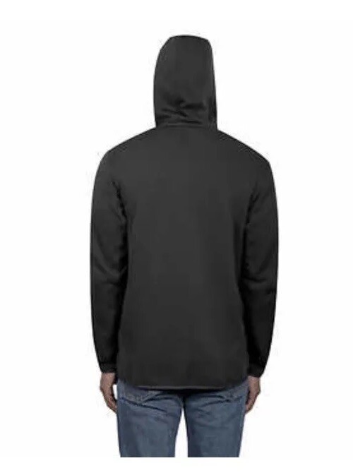 Kirkland Signature Men’s Hooded Fleece Jacket Black or Blue