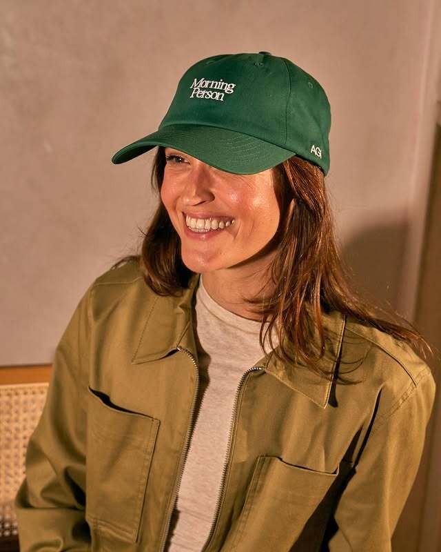 NWT – AG1 Adjustable “Morning Person” Hat – One Size Fits All – Green