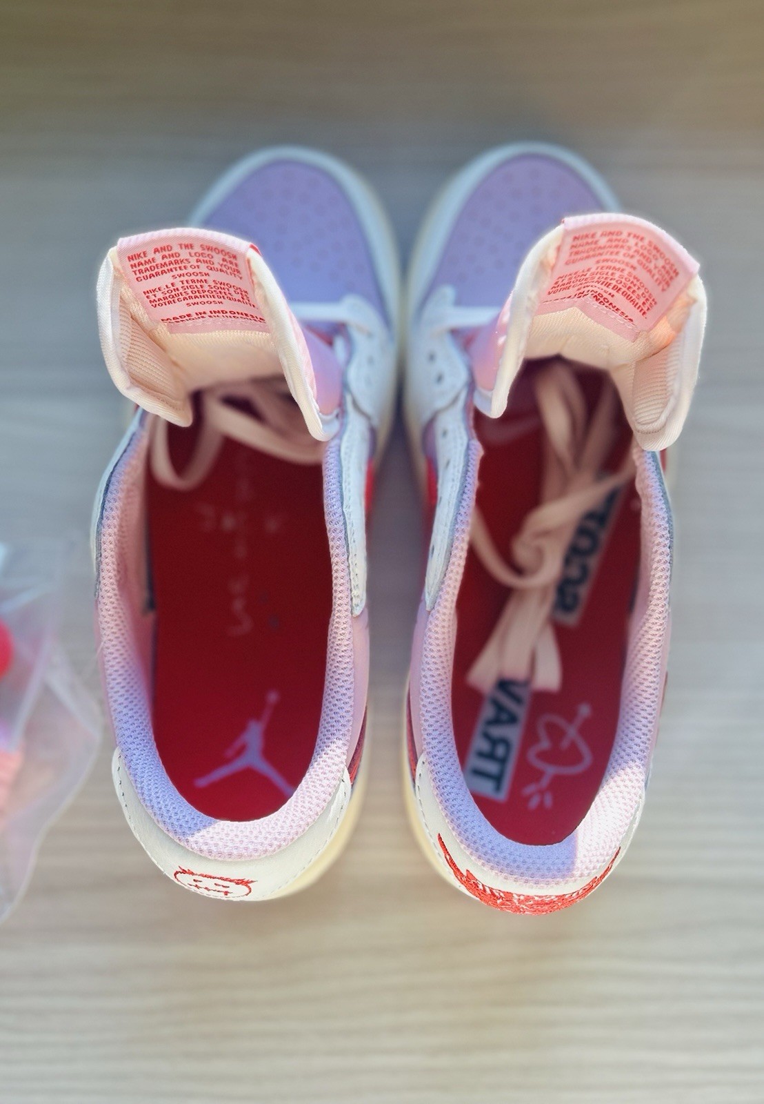 Jordan Air Jordan 1 Low OG SP (PS) Kids Pink White Sneaker 3Y IQ7065-101