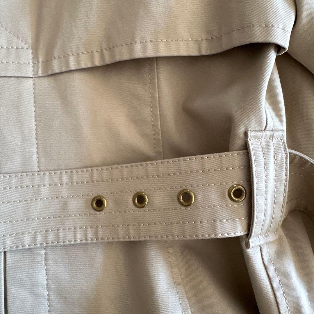 BURBERRY BLUE LABEL Beige Trench Coat Nova Check Womens Size 38
