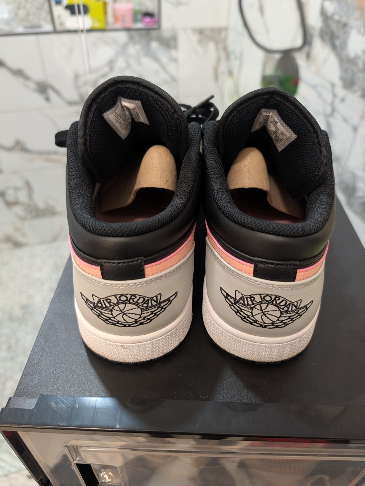 Size 13 – Air Jordan 1 Low Grey Fog Bleached Coral