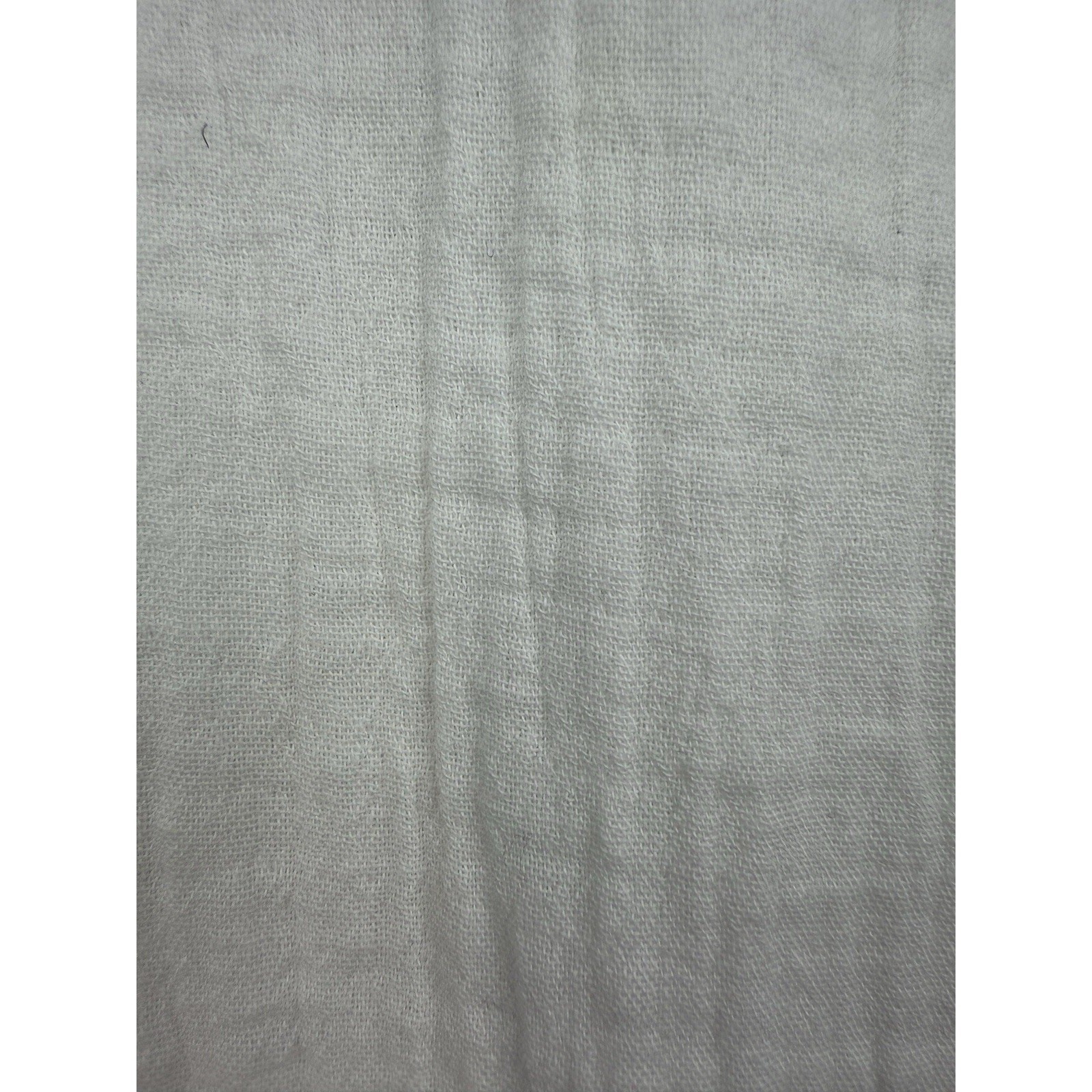 Old Navy Gauze Pants Womens L White Wide Leg Pull On Double Cotton Boho Beachy