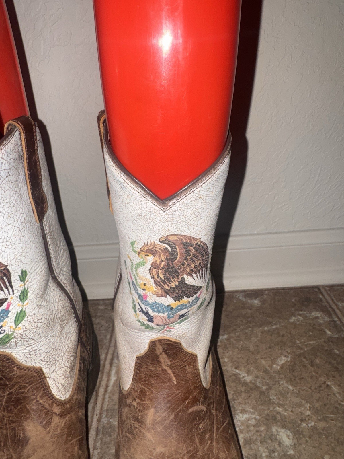 Ariat Sport Orgullo Mexicano Chocolate Coastal Cream Men’s 8.5 D 10038385 Lovely