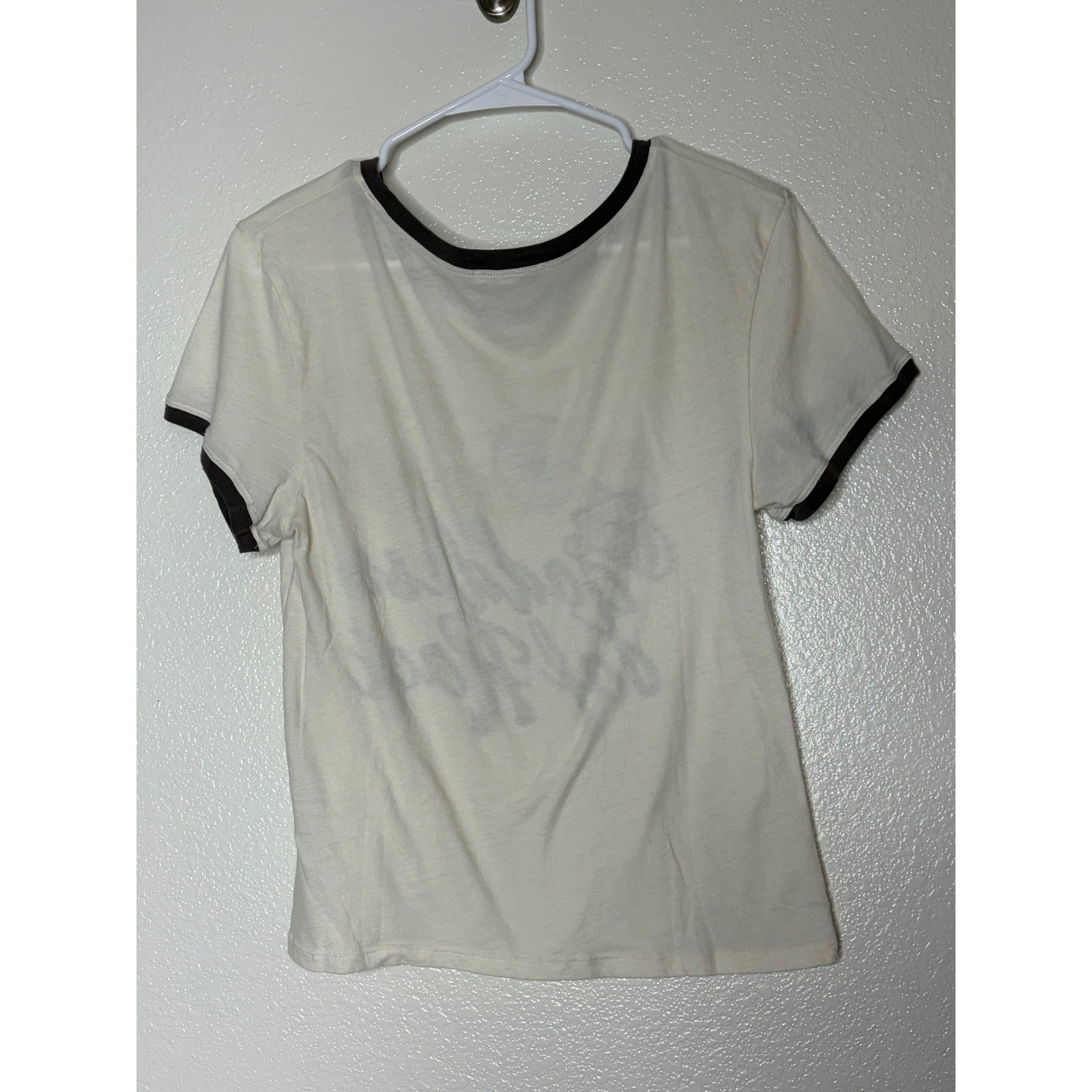 Spell & The Gypsy Collective Goddess of Rock Ringer Tee Cream Brown Large