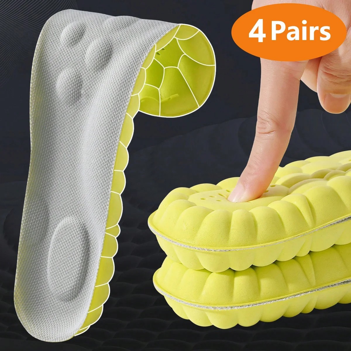 Original Stepprs Comfort Shoe Insoles Steppers Cloud Soles for Men Women US SIZE
