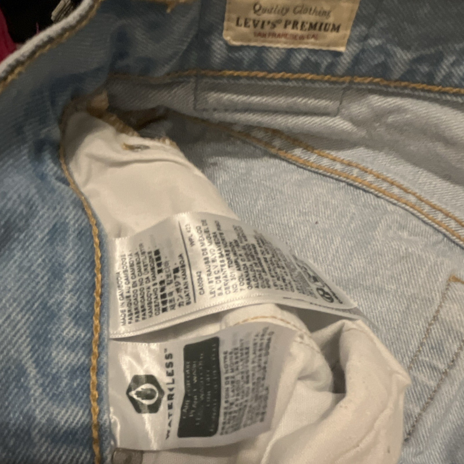 Levi’s Premium 501 w31 L30 excellent condition jeans