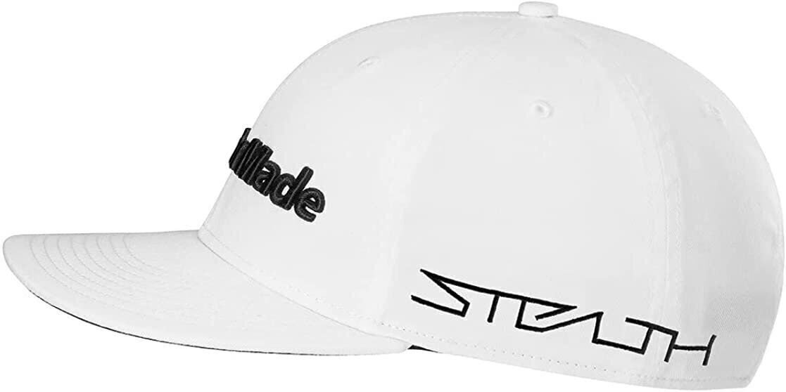 TaylorMade Men’s Tour Flatbill Hat Stealth – Snapback – One Size