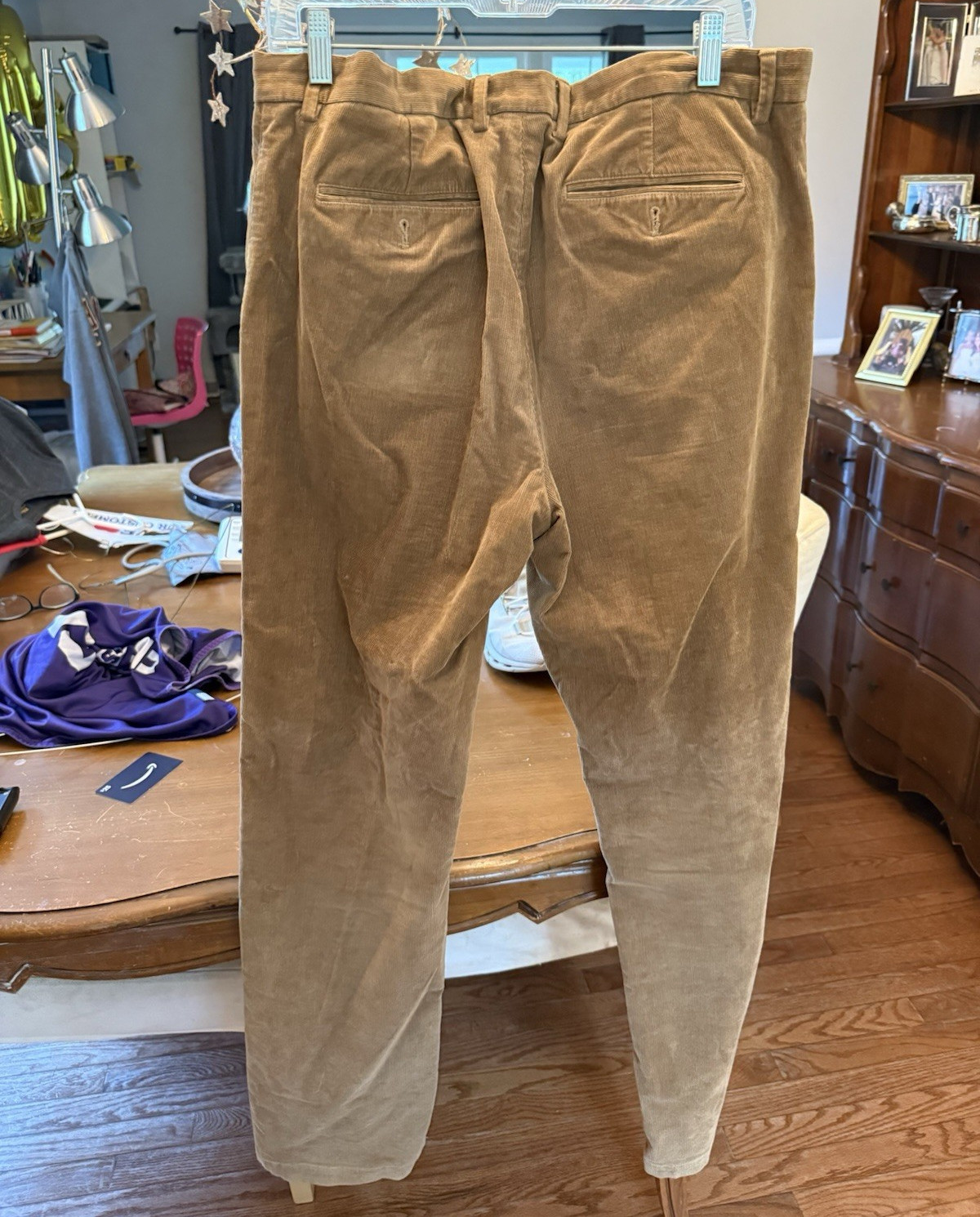 2010 Banana Republic Kentfield Corduroy Pants Men’s 35×34 Brown Straight Casual