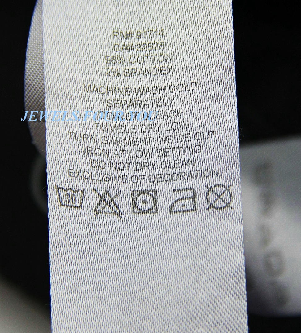 A/X ARMANI EXCHANGE 98% COTTON FADING BLACK WOMENS GIRLS JEANS SIZE 00 BRAND NEW