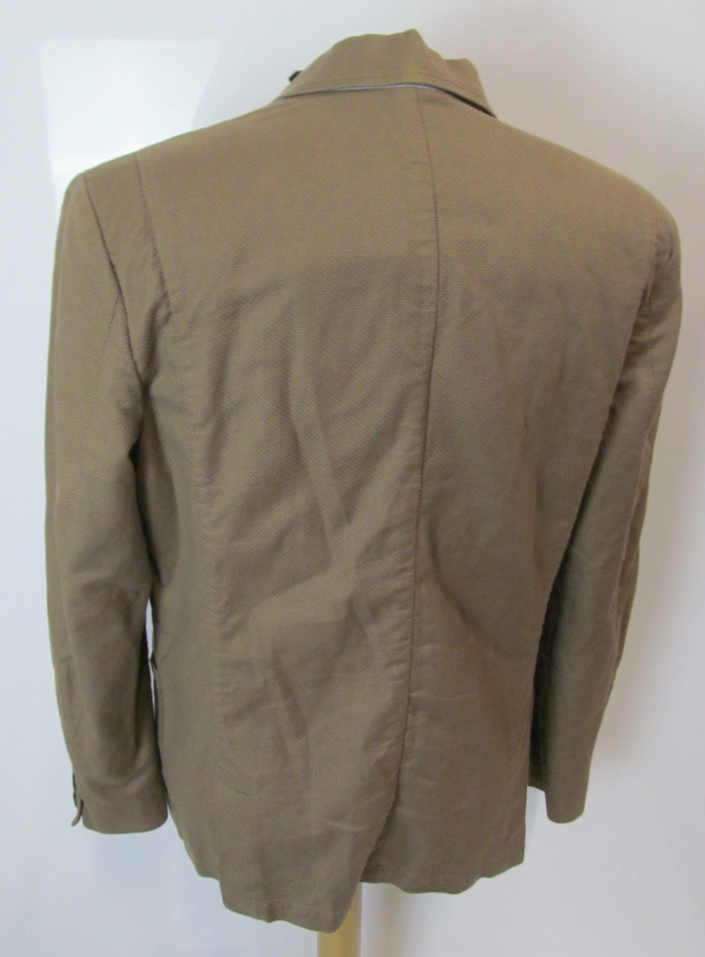 Timberland Men’s Button-up Blazer Dark-Beige Jacket With Pockets UK Size Large