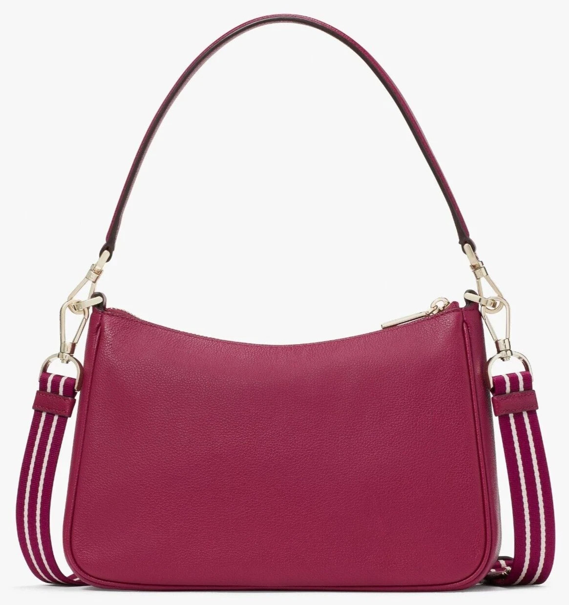 NWT KATE SPADE Rosie Shoulder Crossbody Leather Bag $399 Dark Raspberry