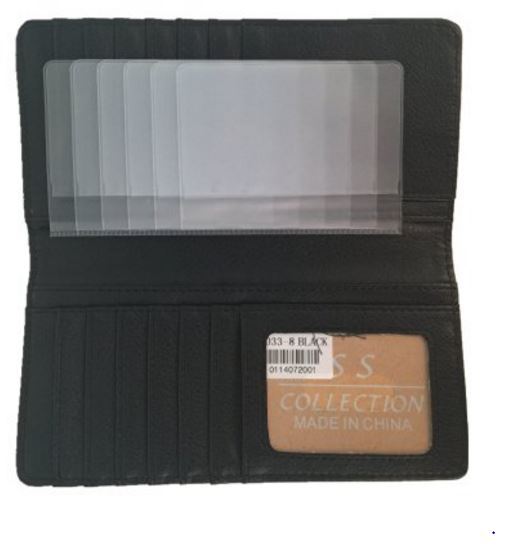 Men Wallet Western Bifold Check Book W069-30 Cross Praying Cowboy Black